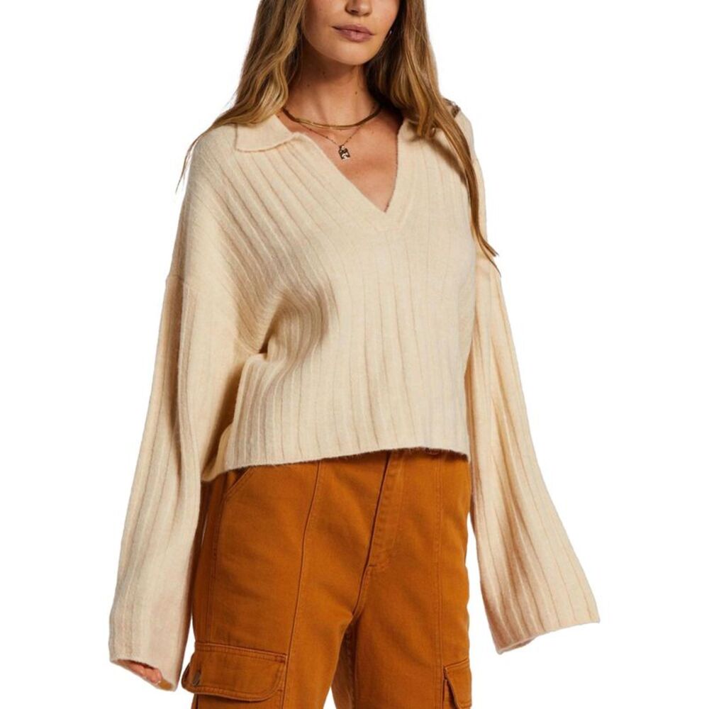 BILLA BONG Womens Cropped Knit Sweater, NWT
